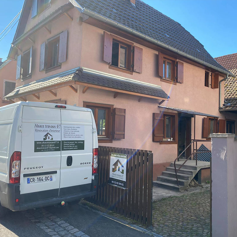 Travaux de rénovation intérieure à Bischheim